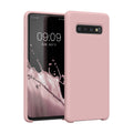 kwmobile Handyhülle für Samsung Galaxy S10 Hülle Case Silikon Kabelloses Laden Schutzhülle Cover