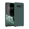 kwmobile Handyhülle für Samsung Galaxy S10 Hülle Case Silikon Kabelloses Laden Schutzhülle Cover