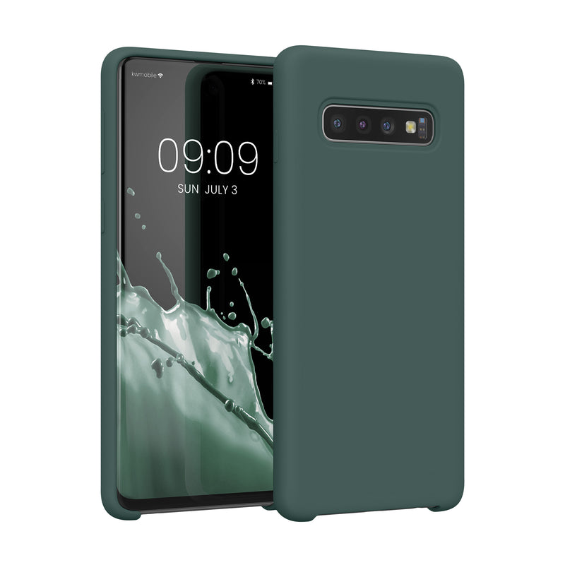 kwmobile Handyhülle für Samsung Galaxy S10 Hülle Case Silikon Kabelloses Laden Schutzhülle Cover