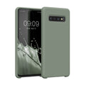 kwmobile Handyhülle für Samsung Galaxy S10 Hülle Case Silikon Kabelloses Laden Schutzhülle Cover