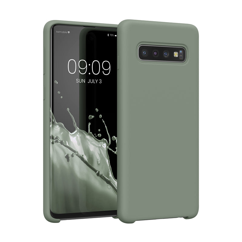kwmobile Handyhülle für Samsung Galaxy S10 Hülle Case Silikon Kabelloses Laden Schutzhülle Cover