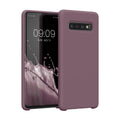 kwmobile Handyhülle für Samsung Galaxy S10 Hülle Case Silikon Kabelloses Laden Schutzhülle Cover