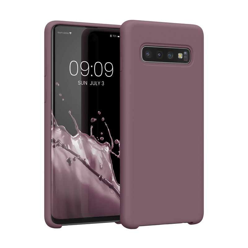 kwmobile Handyhülle für Samsung Galaxy S10 Hülle Case Silikon Kabelloses Laden Schutzhülle Cover