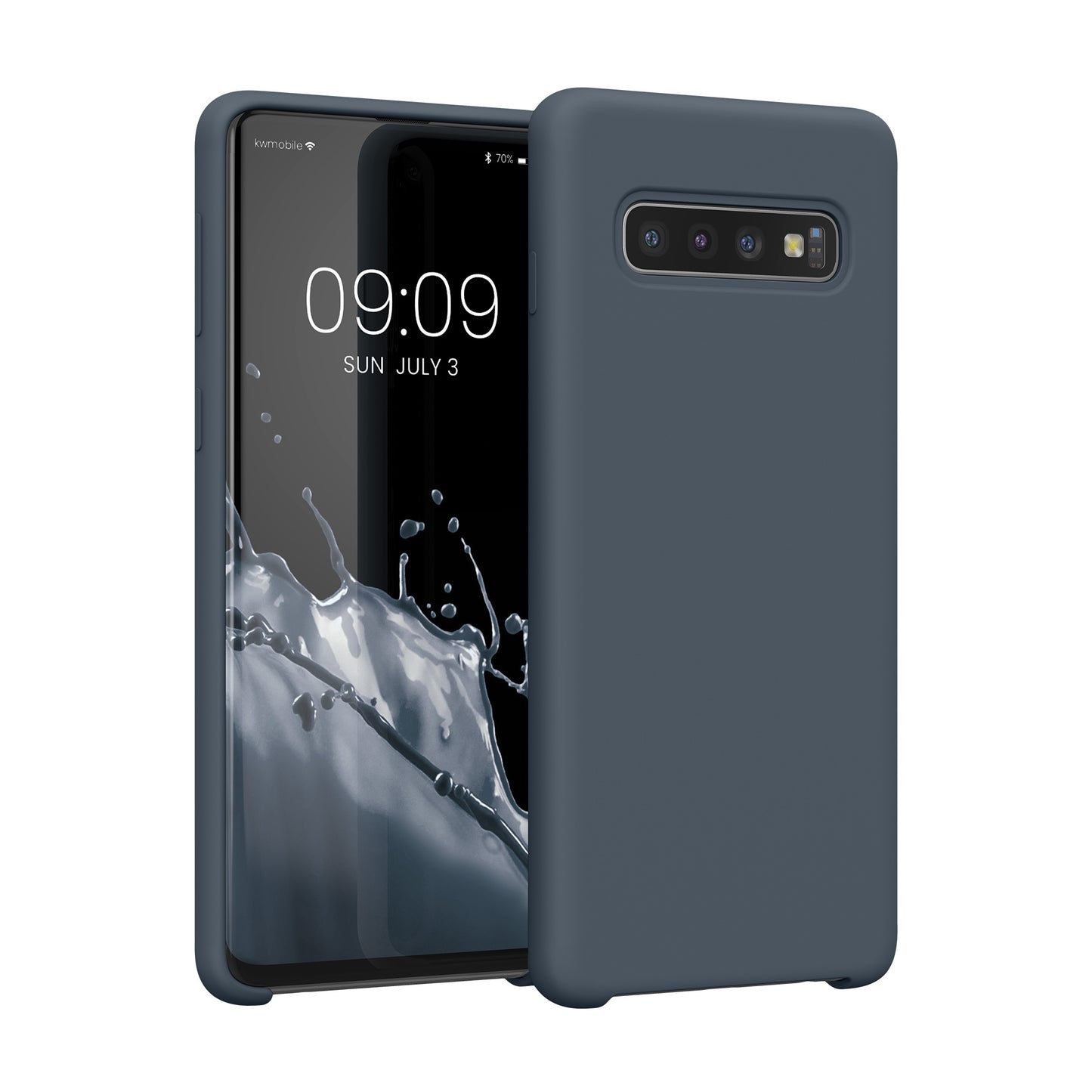 kwmobile Handyhülle für Samsung Galaxy S10 Hülle Case Silikon Kabelloses Laden Schutzhülle Cover