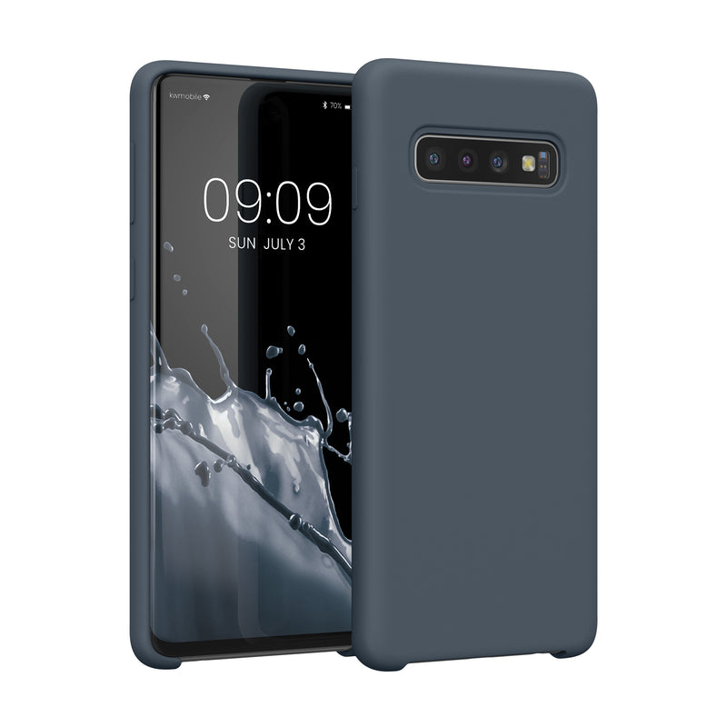 kwmobile Handyhülle für Samsung Galaxy S10 Hülle Case Silikon Kabelloses Laden Schutzhülle Cover