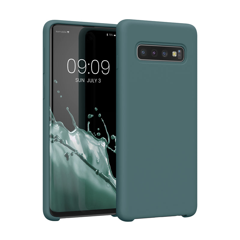kwmobile Handyhülle für Samsung Galaxy S10 Hülle Case Silikon Kabelloses Laden Schutzhülle Cover