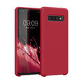 kwmobile Handyhülle für Samsung Galaxy S10 Hülle Case Silikon Kabelloses Laden Schutzhülle Cover