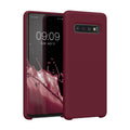 kwmobile Handyhülle für Samsung Galaxy S10 Hülle Case Silikon Kabelloses Laden Schutzhülle Cover