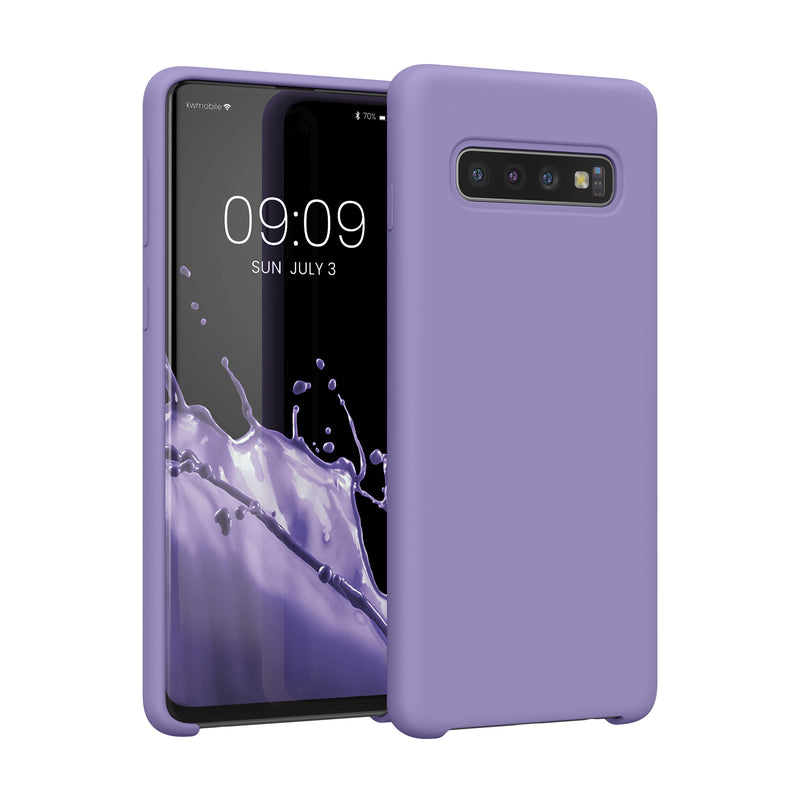 kwmobile Handyhülle für Samsung Galaxy S10 Hülle Case Silikon Kabelloses Laden Schutzhülle Cover