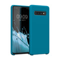 kwmobile Handyhülle für Samsung Galaxy S10 Hülle Case Silikon Kabelloses Laden Schutzhülle Cover