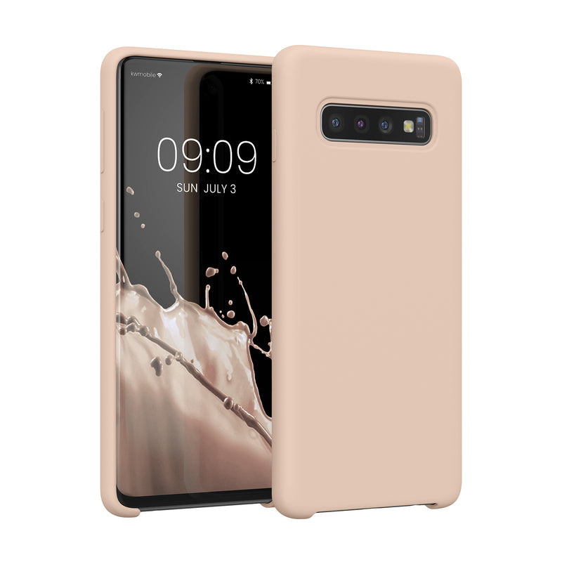 kwmobile Handyhülle für Samsung Galaxy S10 Hülle Case Silikon Kabelloses Laden Schutzhülle Cover