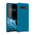 kwmobile Handyhülle für Samsung Galaxy S10 Hülle Case Silikon Kabelloses Laden Schutzhülle Cover