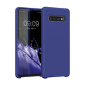 kwmobile Handyhülle für Samsung Galaxy S10 Hülle Case Silikon Kabelloses Laden Schutzhülle Cover