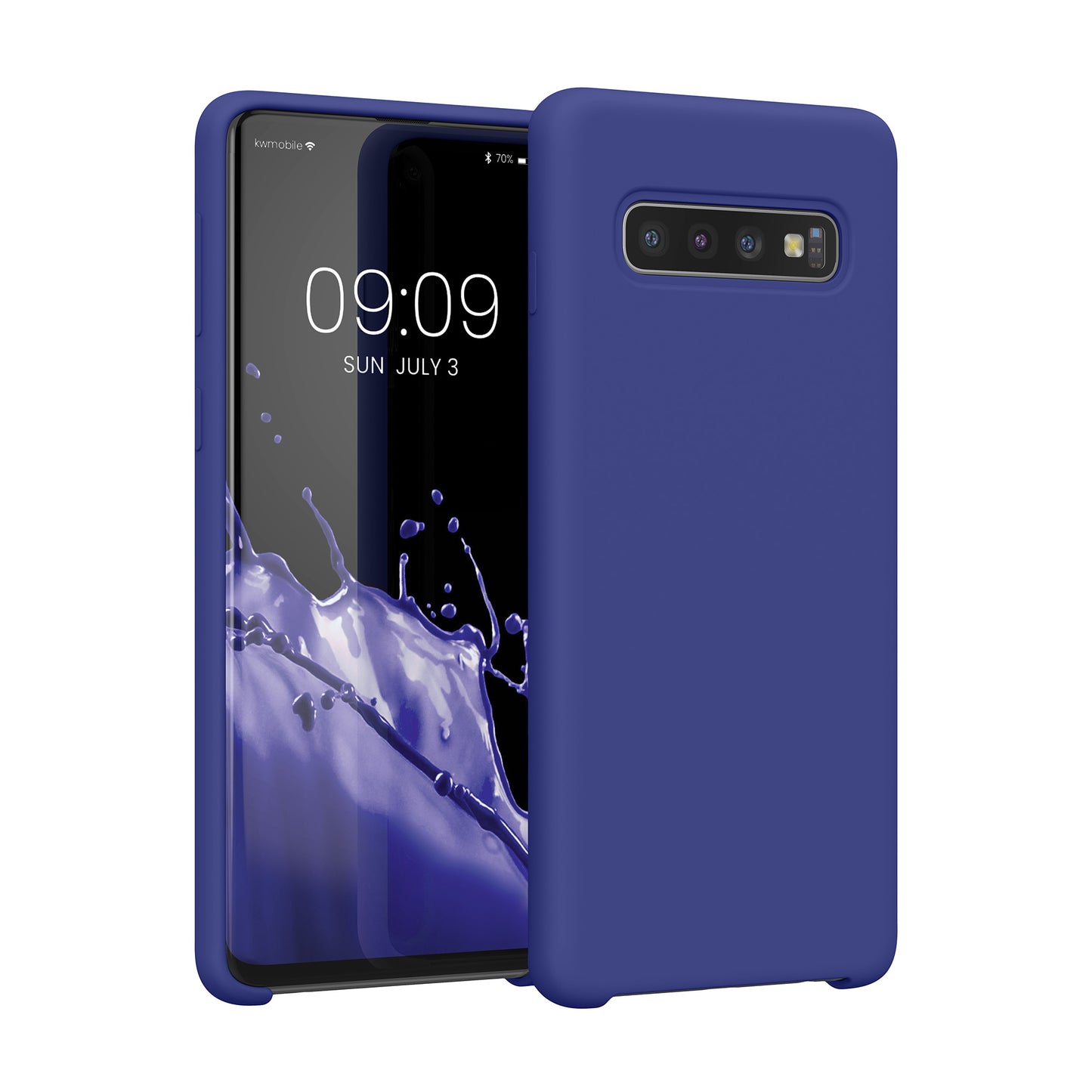 kwmobile Handyhülle für Samsung Galaxy S10 Hülle Case Silikon Kabelloses Laden Schutzhülle Cover