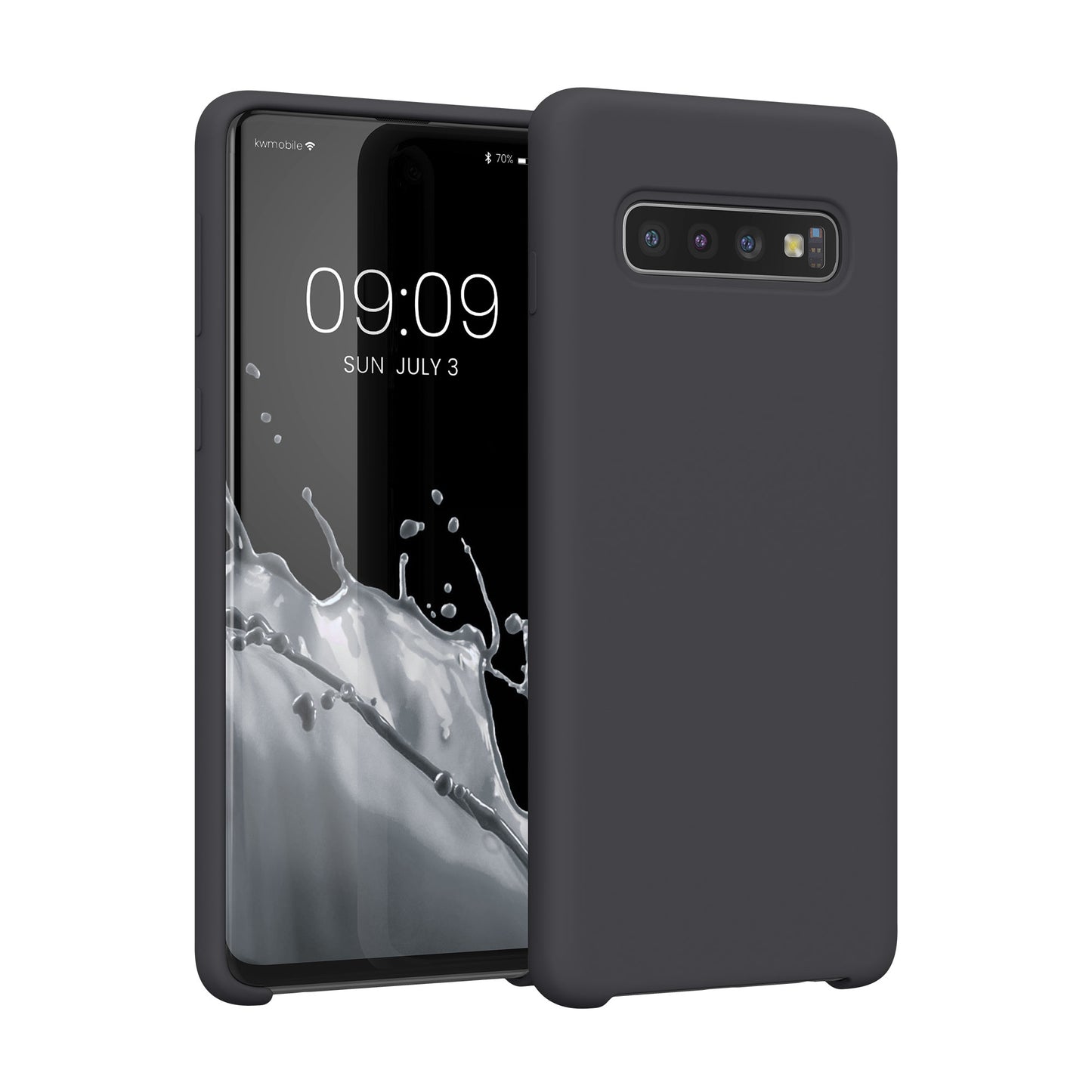kwmobile Handyhülle für Samsung Galaxy S10 Hülle Case Silikon Kabelloses Laden Schutzhülle Cover