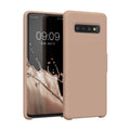 kwmobile Handyhülle für Samsung Galaxy S10 Hülle Case Silikon Kabelloses Laden Schutzhülle Cover