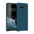 kwmobile Handyhülle für Samsung Galaxy S10 Hülle Case Silikon Kabelloses Laden Schutzhülle Cover