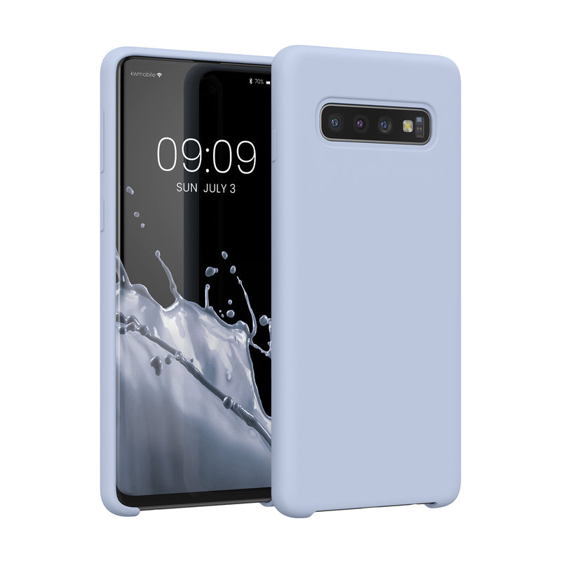 kwmobile Handyhülle für Samsung Galaxy S10 Hülle Case Silikon Kabelloses Laden Schutzhülle Cover