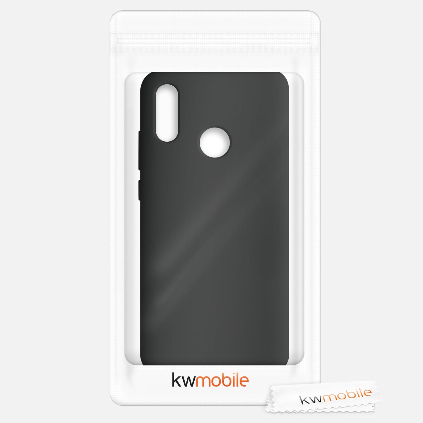 kwmobile Handyhülle für Huawei P Smart (2019) Hülle - Case Silikon - Kabelloses Laden - Schutzhülle Cover