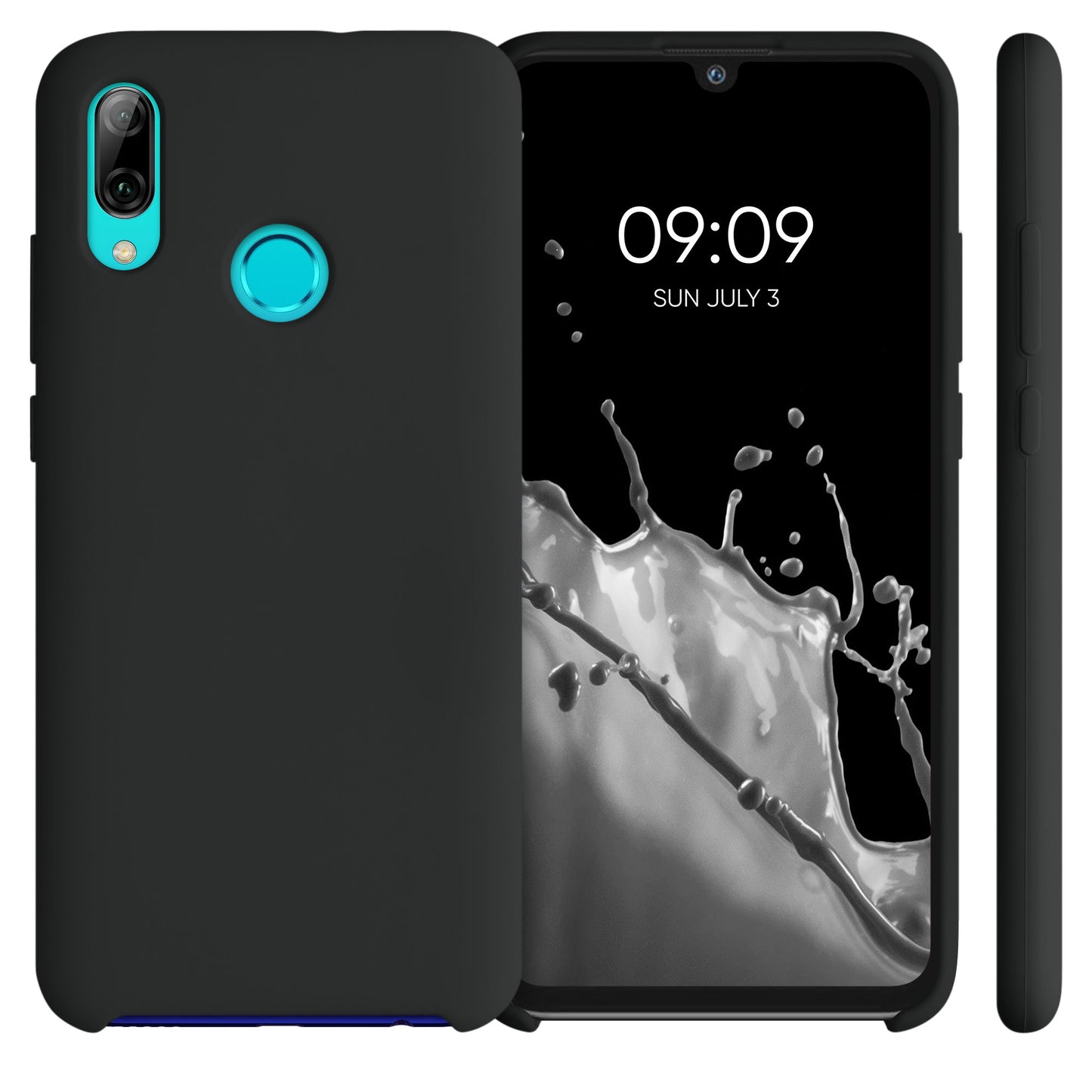 kwmobile Handyhülle für Huawei P Smart (2019) Hülle - Case Silikon - Kabelloses Laden - Schutzhülle Cover