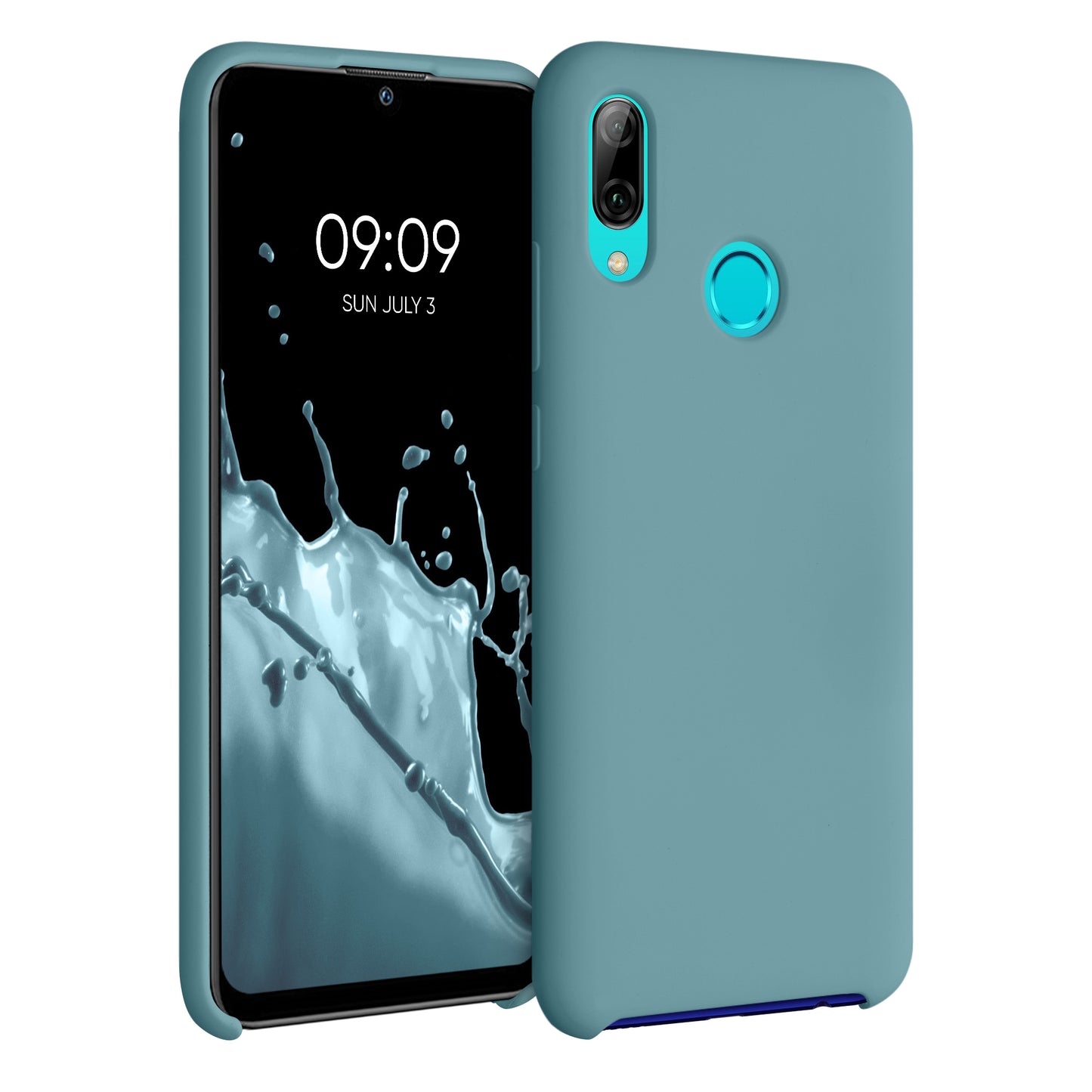 kwmobile Handyhülle für Huawei P Smart (2019) Hülle - Case Silikon - Kabelloses Laden - Schutzhülle Cover