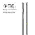 kwmobile Hülle kompatibel mit Samsung Galaxy Tab S5e Hülle - weiches Silikon Case transparent - Tablet Cover