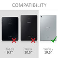 kwmobile Schutzhülle kompatibel mit Samsung Galaxy Tab S5e - Hülle 360° - Tablet Cover Case
