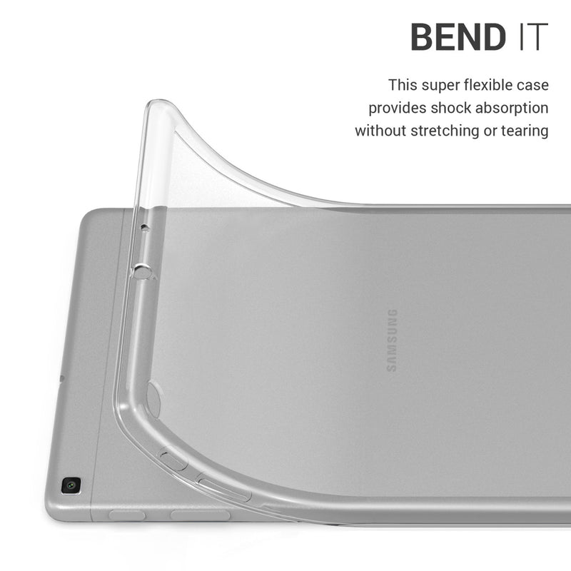 kwmobile Hülle kompatibel mit Samsung Galaxy Tab A 10.1 (2019) Hülle - weiches Silikon Case - Tablet Cover
