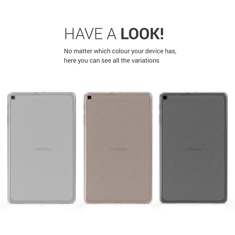 kwmobile Hülle kompatibel mit Samsung Galaxy Tab A 10.1 (2019) Hülle - weiches Silikon Case - Tablet Cover