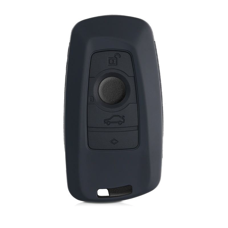 kwmobile Autoschlüssel Hülle kompatibel mit BMW 3-Tasten Funk Autoschlüssel (nur Keyless Go) Hardcover Schutzhülle Schlüsselhülle Cover