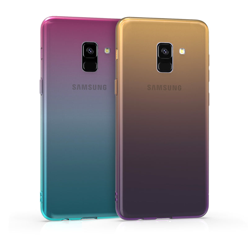 kwmobile Case kompatibel mit Samsung Galaxy A8 (2018) - Hülle Handy - Handyhülle Transparent