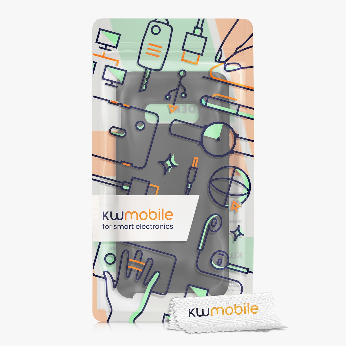 kwmobile Handyhülle für Samsung Galaxy S10e Hülle Case Silikon Kabelloses Laden Schutzhülle Cover