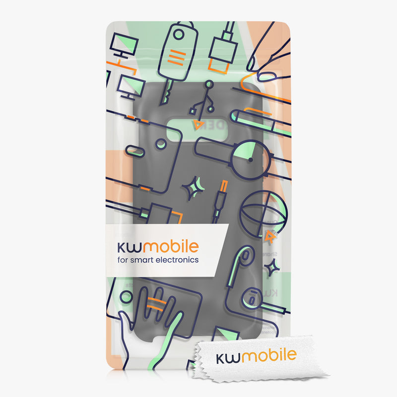 kwmobile Handyhülle für Samsung Galaxy S10e Hülle Case Silikon Kabelloses Laden Schutzhülle Cover
