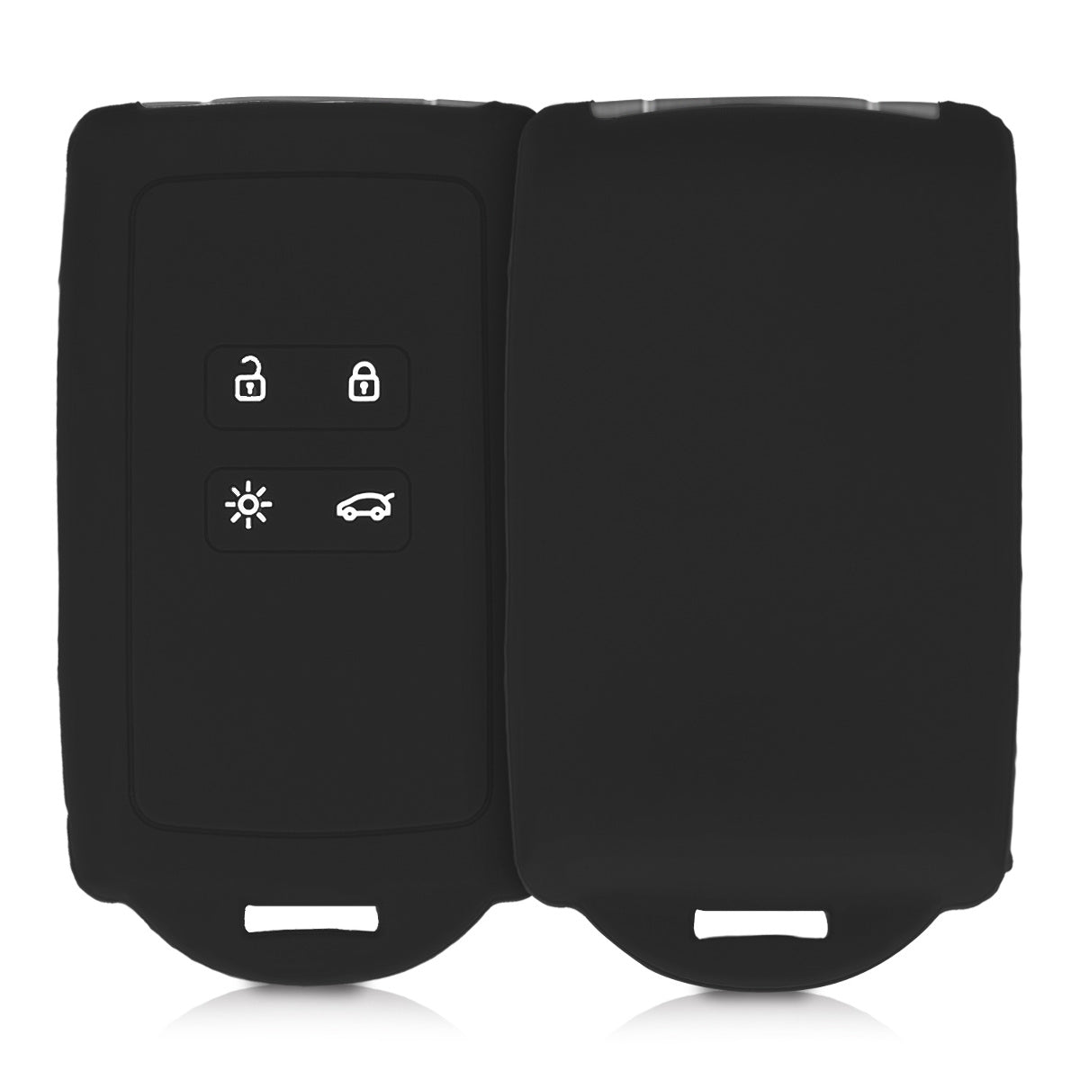 kwmobile Autoschlüssel Hülle kompatibel mit Renault 4-Tasten Smartkey Autoschlüssel (nur Keyless Go)