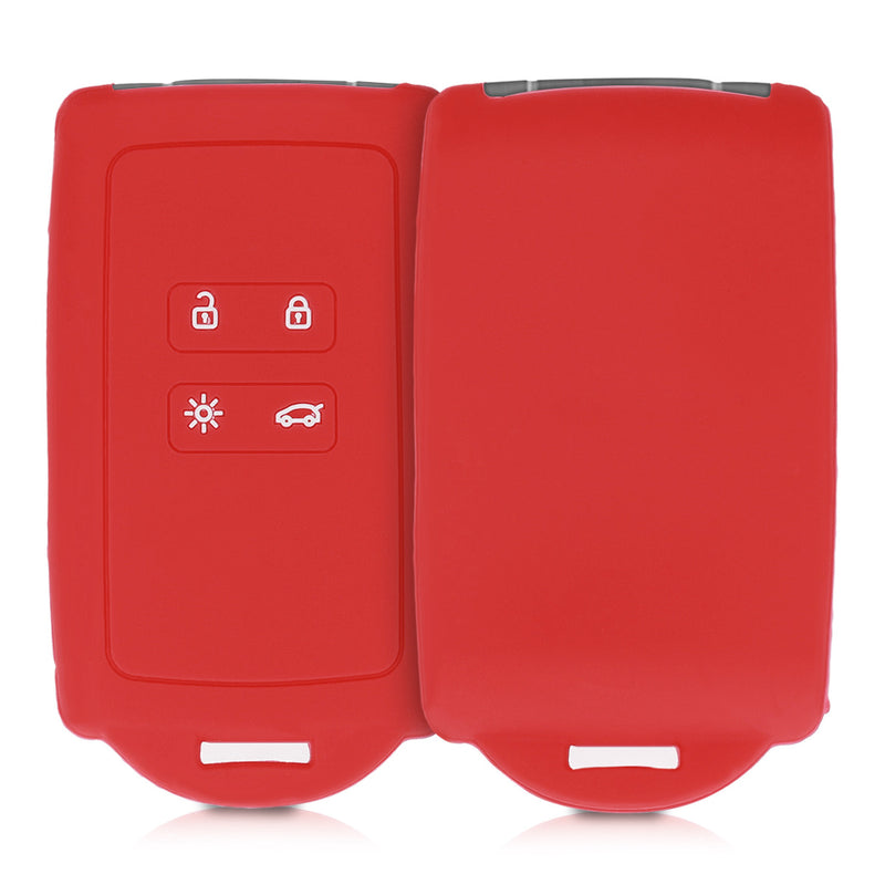 kwmobile Autoschlüssel Hülle kompatibel mit Renault 4-Tasten Smartkey Autoschlüssel (nur Keyless Go)