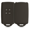 kwmobile Autoschlüssel Hülle kompatibel mit Renault 4-Tasten Smartkey Autoschlüssel (nur Keyless Go)