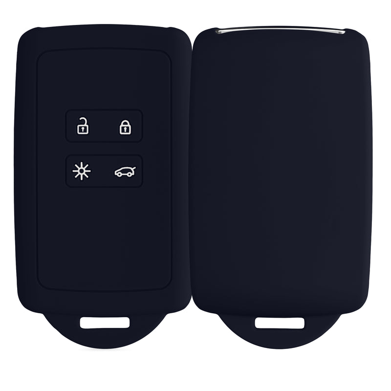 kwmobile Autoschlüssel Hülle kompatibel mit Renault 4-Tasten Smartkey Autoschlüssel (nur Keyless Go)