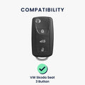 Silikon Hülle kompatibel mit VW Skoda Seat Autoschlüssel