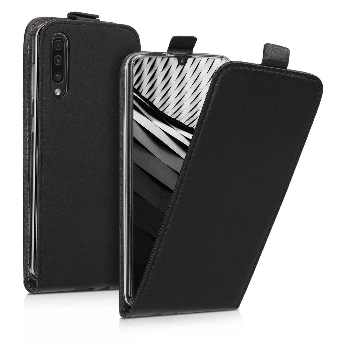 kwmobile Schutzhülle kompatibel mit Samsung Galaxy A50 - Hülle Handy - Flip Case Handyhülle