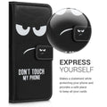 kwmobile Wallet Case kompatibel mit Samsung Galaxy A50 Hülle - Cover mit Ständer und Kartenfächern