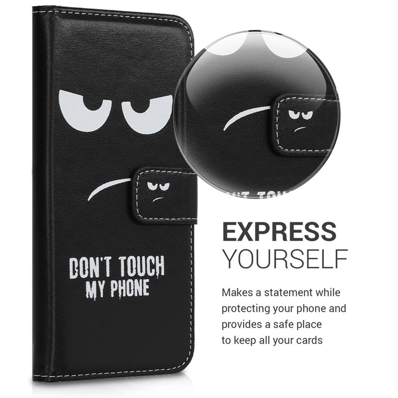kwmobile Wallet Case kompatibel mit Samsung Galaxy A50 Hülle - Cover mit Ständer und Kartenfächern