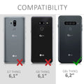 kwmobile Hülle kompatibel mit LG G8s ThinQ Flip Cover Case