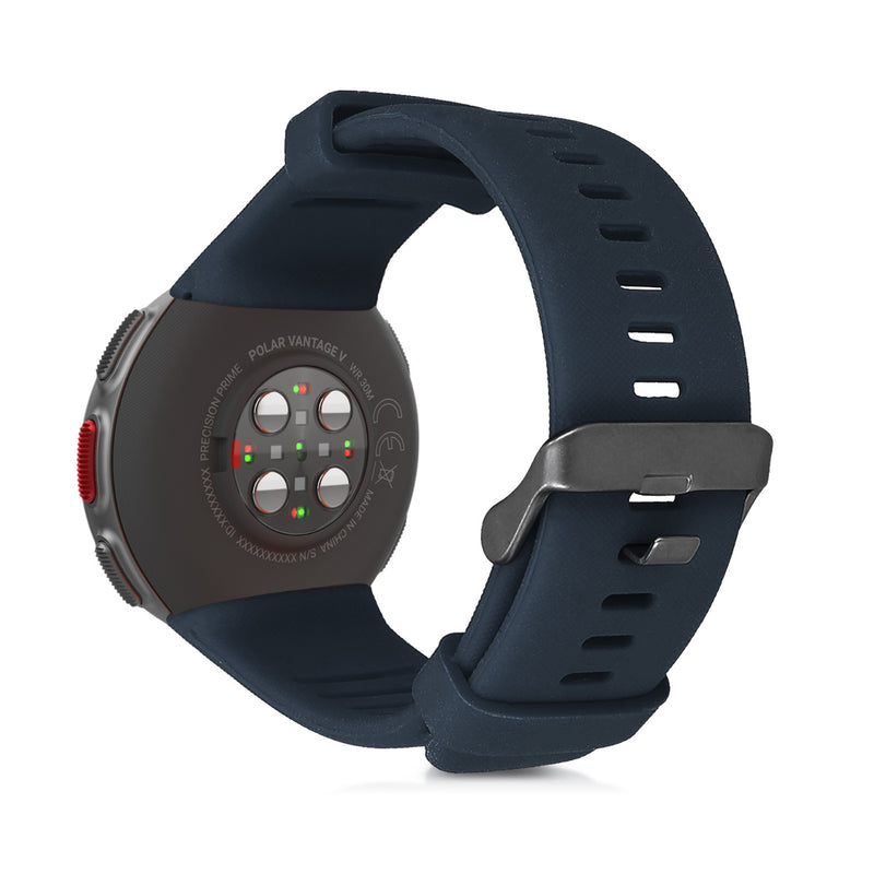 kwmobile Silikon Uhrenarmband für Polar Vantage V Armband Ersatzarmband für Fitnesstracker Wechselarmband Smartwatch