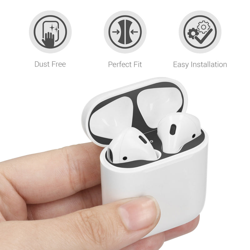 Staubschutz Sticker kompatibel mit Apple Airpods 1 & 2