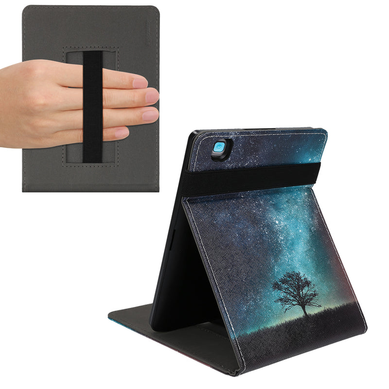 kwmobile Hülle kompatibel mit Kobo Aura H2O Edition 2 Hülle - Case mit Schlaufe und Ständer