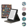 kwmobile Hülle kompatibel mit Kobo Aura H2O Edition 2 Hülle - Case mit Schlaufe und Ständer - Magnolien Rosa Weiß Altrosa Rosa  [dsg02]