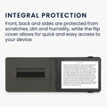 kwmobile Hülle kompatibel mit Kobo Aura H2O Edition 2 Hülle - Case mit Schlaufe und Ständer