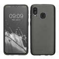 kwmobile Case kompatibel mit Samsung Galaxy A40 Hülle - Schutzhülle aus Silikon metallisch schimmernd - Handyhülle