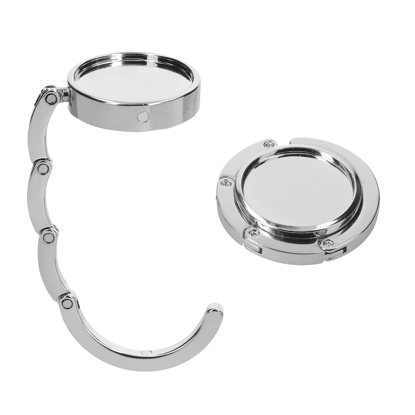 kwmobile Taschenhalter für Tisch - 2x Handtaschenhalter für Tisch - Taschenhaken faltbar - Taschen Aufhänger - Taschen Halter Haken - Tischhaken Set