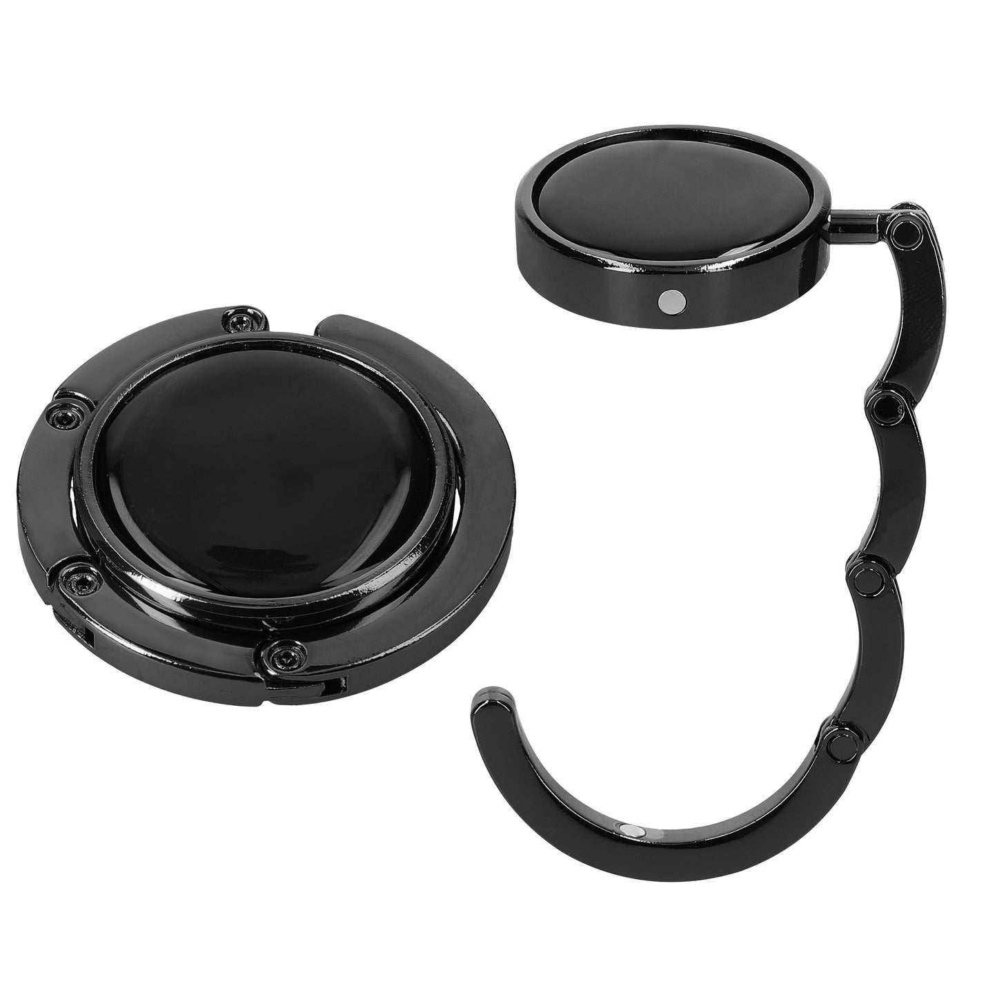 kwmobile Taschenhalter für Tisch - 2x Handtaschenhalter für Tisch - Taschenhaken faltbar - Taschen Aufhänger - Taschen Halter Haken - Tischhaken Set
